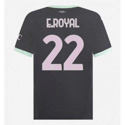 AC Milan Emerson Royal #22 Tredjetrøje 2024-25 Kortærmet AC Milan Emerson Royal #22 Tredjetrøje 2024-25 Kortærmet